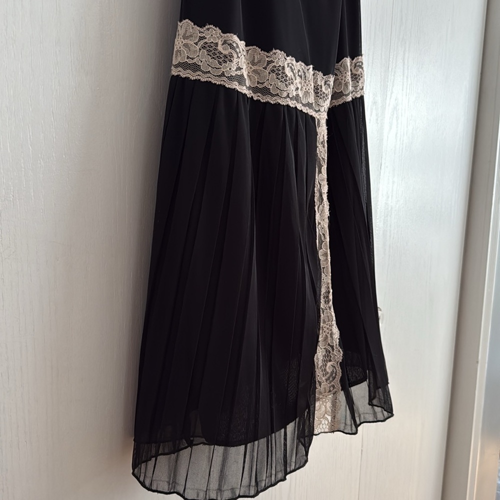 Charlotte Russe Y2K Lace Trim Babydoll Dress Festival Whimsigoth Fairy Size L - Picture 8 of 16